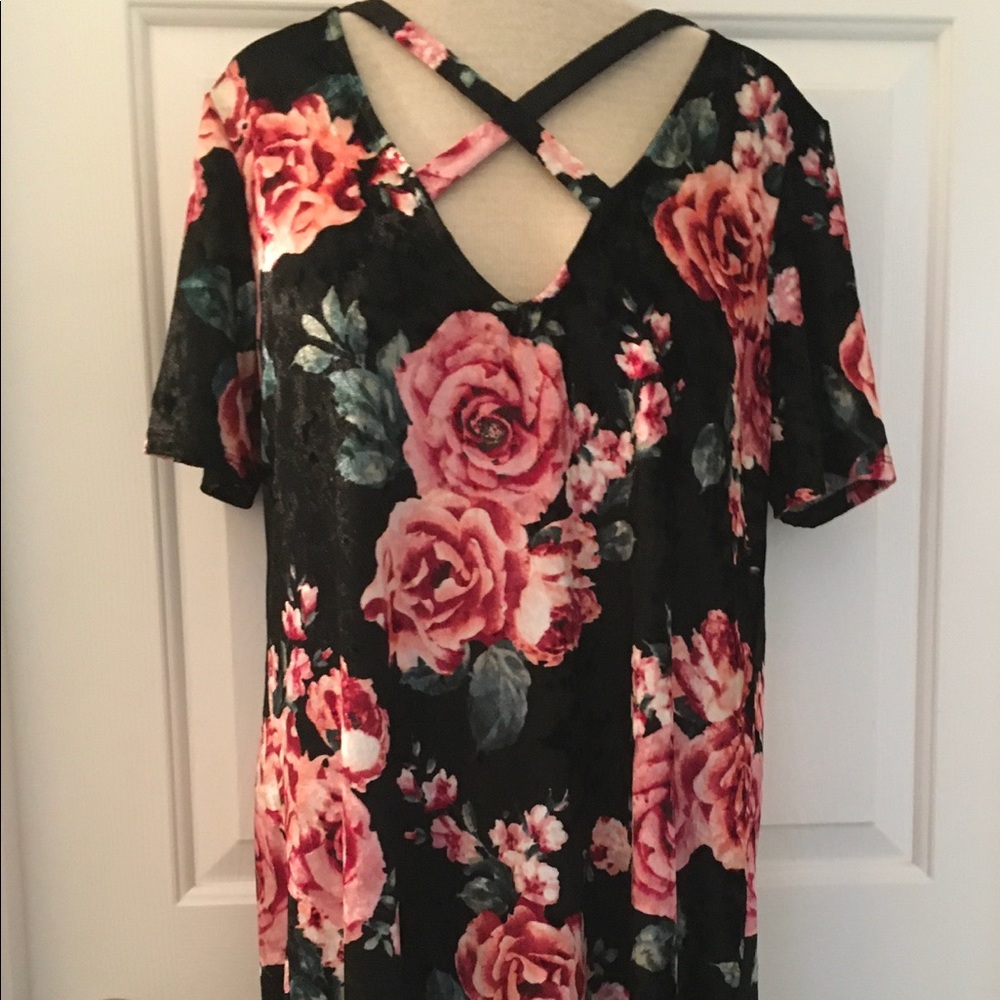 First Love Velour Dress